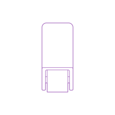 Fixtures Bathroom Dispenser Palmer Fixture 2 Roll Standard Tissue Dispenser Sketch Style Svg Vector, Free Vectors File
